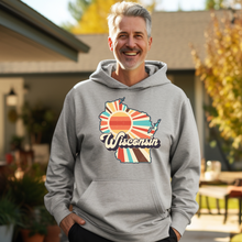 Load image into Gallery viewer, Retro Wisconsin Hoodie