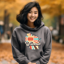 Load image into Gallery viewer, Retro Wisconsin Hoodie