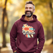 Load image into Gallery viewer, Retro Wisconsin Hoodie
