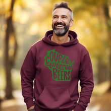 Load image into Gallery viewer, Couple Two Tree Beers (green image) Hooded Sweatshirt