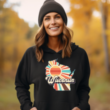 Load image into Gallery viewer, Retro Wisconsin Hoodie