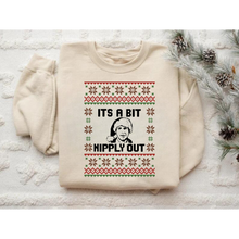 Load image into Gallery viewer, It's A Bit Nipply Out (with picture) Christmas Vacation Crewneck Sweatshirt
