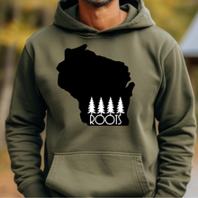 Load image into Gallery viewer, Roots in White Wisconsin Hoodie
