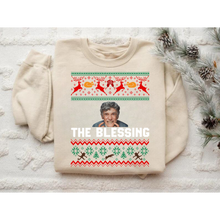 Load image into Gallery viewer, The Blessing Version 1 Christmas Vacation Crewneck Sweatshirt

