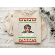 Load image into Gallery viewer, The Blessing Version 2 Christmas Vacation Crewneck Sweatshirt
