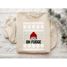 Load image into Gallery viewer, Oh Fudge A Christmas Story Crewneck Sweatshirt
