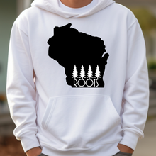 Load image into Gallery viewer, Roots in White Wisconsin Hoodie
