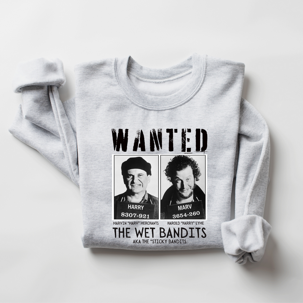 Wet Bandits  Home Alone Crewneck Sweatshirt