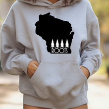 Load image into Gallery viewer, Roots in White Wisconsin Hoodie
