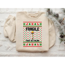 Load image into Gallery viewer, Fragile Christmas Story (green design) Crewneck Sweatshirt
