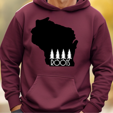 Load image into Gallery viewer, Roots in White Wisconsin Hoodie
