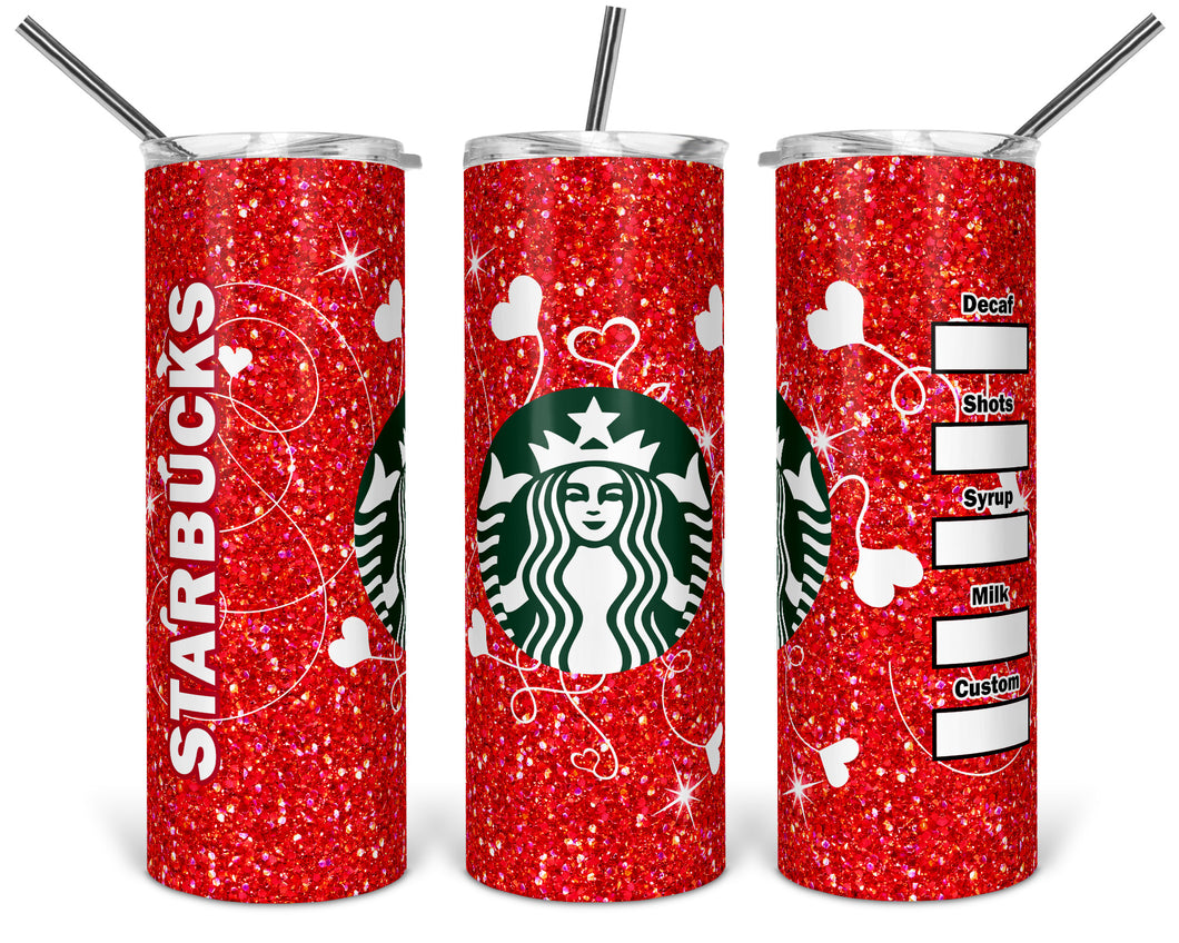 Starbucks Confetti Hearts 20oz Insulated Tumbler