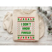 Load image into Gallery viewer, I Don't Know Margo Christmas Vacation Crewneck Sweatshirt
