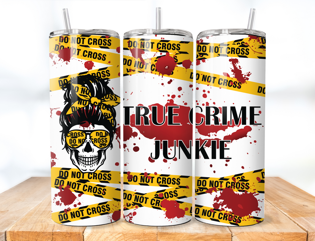 True Crime Junkie 20oz Insulated Tumbler