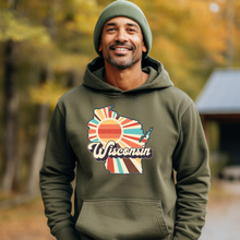 Load image into Gallery viewer, Retro Wisconsin Hoodie
