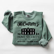 Load image into Gallery viewer, McCallister's Home Security Home Alone Crewneck Sweatshirt
