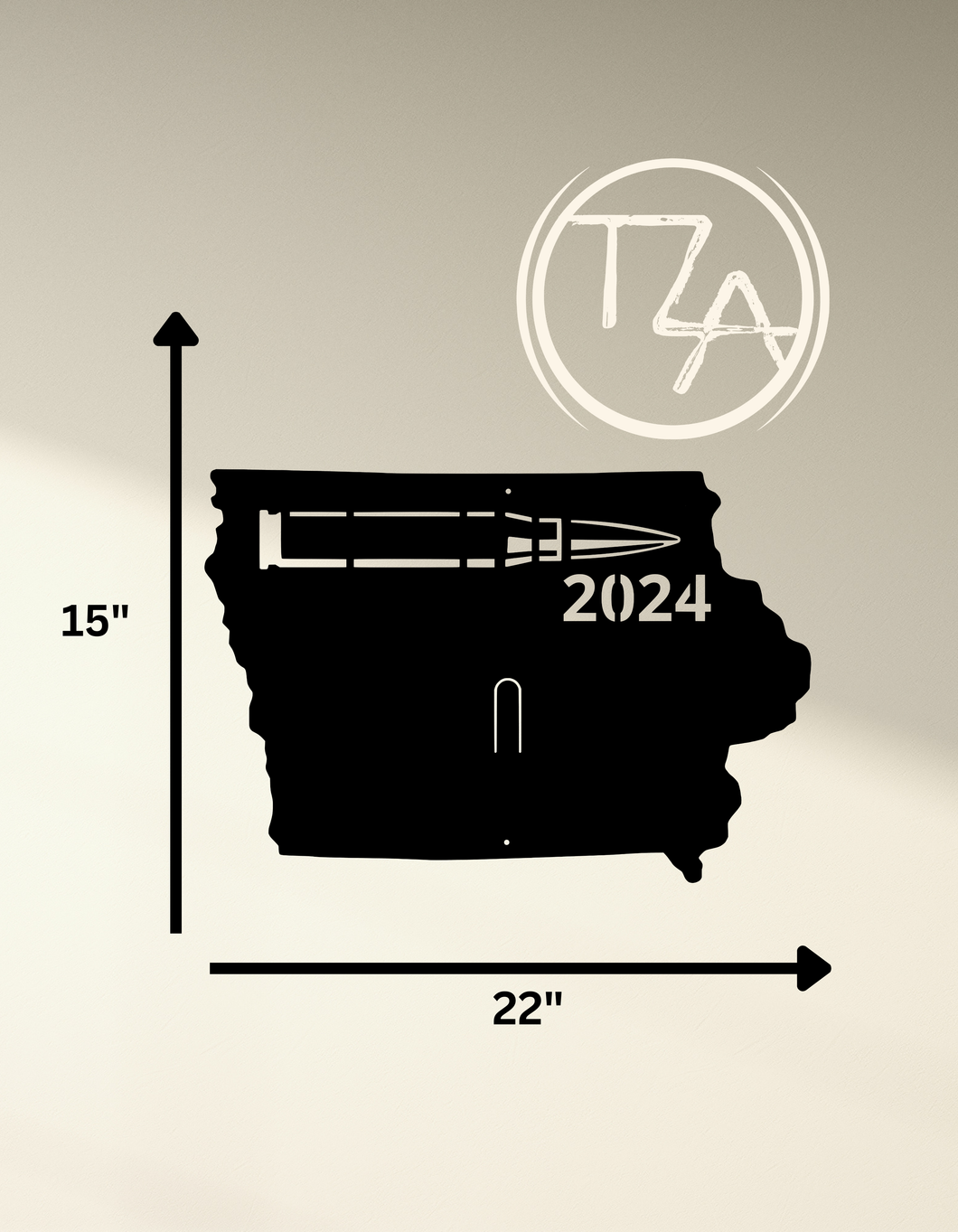 European Skull Mount Bullet (Iowa)