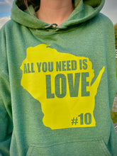 Load image into Gallery viewer, All You Need is Love Hooded Sweatshirt
