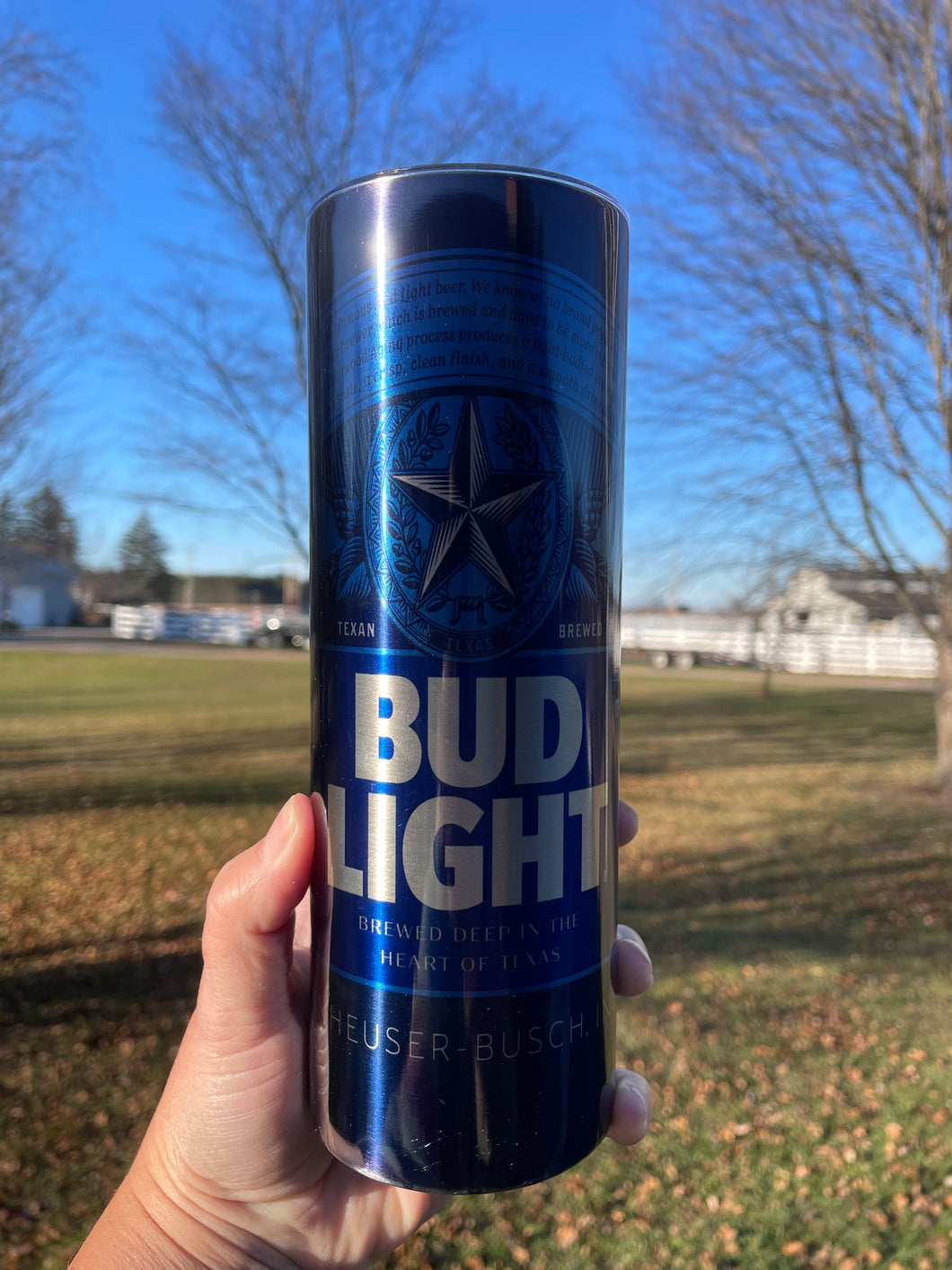 Bud Light Stainless 20oz Insulated Tumbler