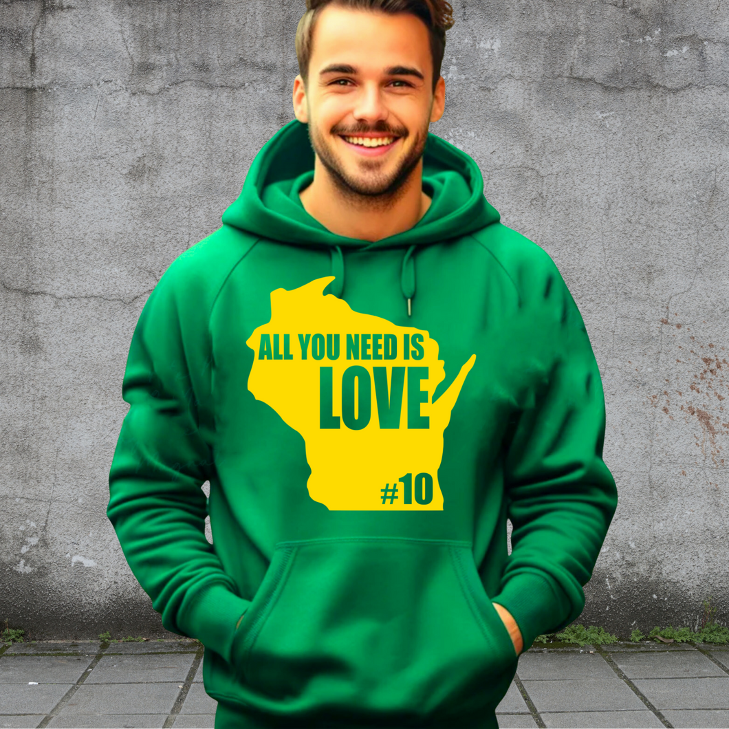 All You Need is Love Hooded Sweatshirt