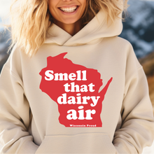 Load image into Gallery viewer, Smell That Dairy Air Hooded Sweatshirt
