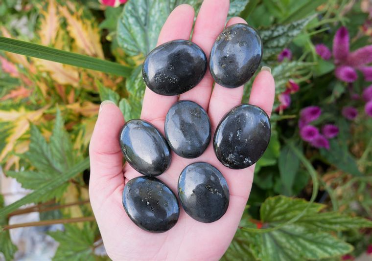 Black Tourmaline Worry Stone