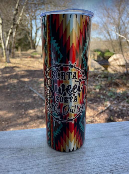 Sorta Sweet Sorta Beth Dutton 20oz Insulated Tumbler